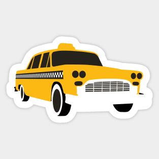 Big Yellow Taxi Sticker